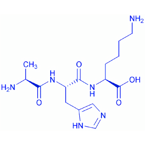 H-Ala-His-Lys-OH acetate salt