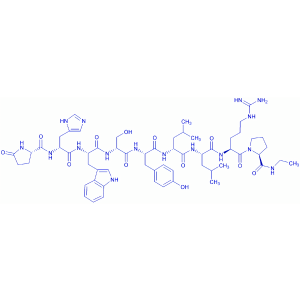 (Des-Gly¹⁰,D-His²,D-Ser⁴,D-Leu⁶,Pro-NHEt⁹)-LHRH trifluoroacetate salt