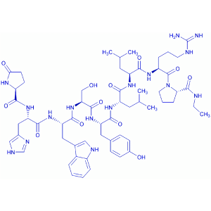 (Des-Gly¹⁰,Leu⁶,Pro-NHEt⁹)-LHRH trifluoroacetate salt