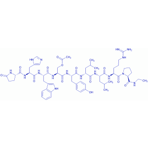 (Des-Gly¹⁰,Ser(Ac)⁴,D-Leu⁶,Pro-NHEt⁹)-LHRH trifluoroacetate salt