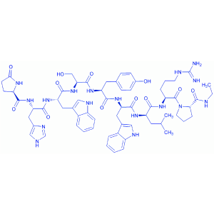 (Des-Gly¹⁰,D-Trp⁶,D-Leu⁷,Pro-NHEt⁹)-LHRH trifluoroacetate salt