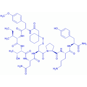 (d(CH₂)₅¹,Tyr(Me)²,Thr⁴,Orn⁸,Tyr-NH₂⁹)-Vasotocin trifluoroacetate salt